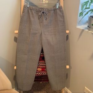 The Group by Babaton (Aritzia) Jimmy Pant, gray houndstooth, size M
